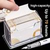 Creative Transparent Acrylic Storage Card Business Hotel Exhibition Large Capacity Business Card Case