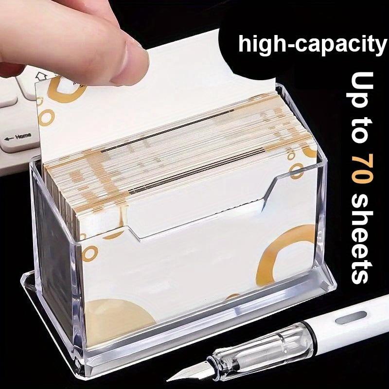 Creative Transparent Acrylic Storage Card Business Hotel Exhibition Large Capacity Business Card Case