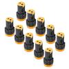 10PCS AD16‑22DS Yellow LED Indicator High Brightness LED Signal Lamp Light for Signal IndicationAC DC24V