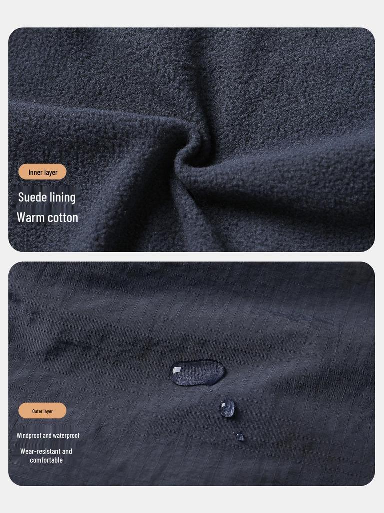 European Boys' Waterproof Padded Winter Jacket with Fleece Lining - Trendy 2025 Children's Outerwear for Toddlers
