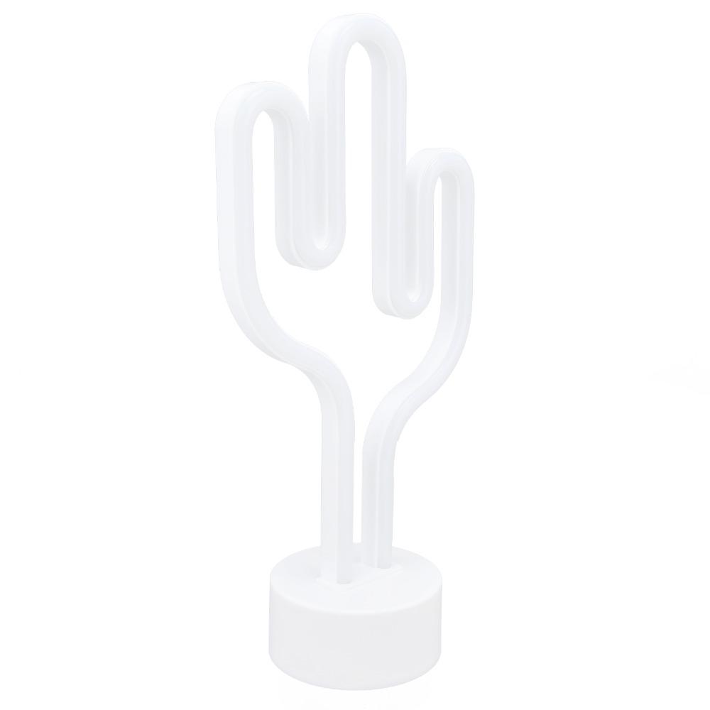 Battery Operated Neon Night Light Desert Plant Sign Light Compact LED Neon Lamp  Wedding Decoration