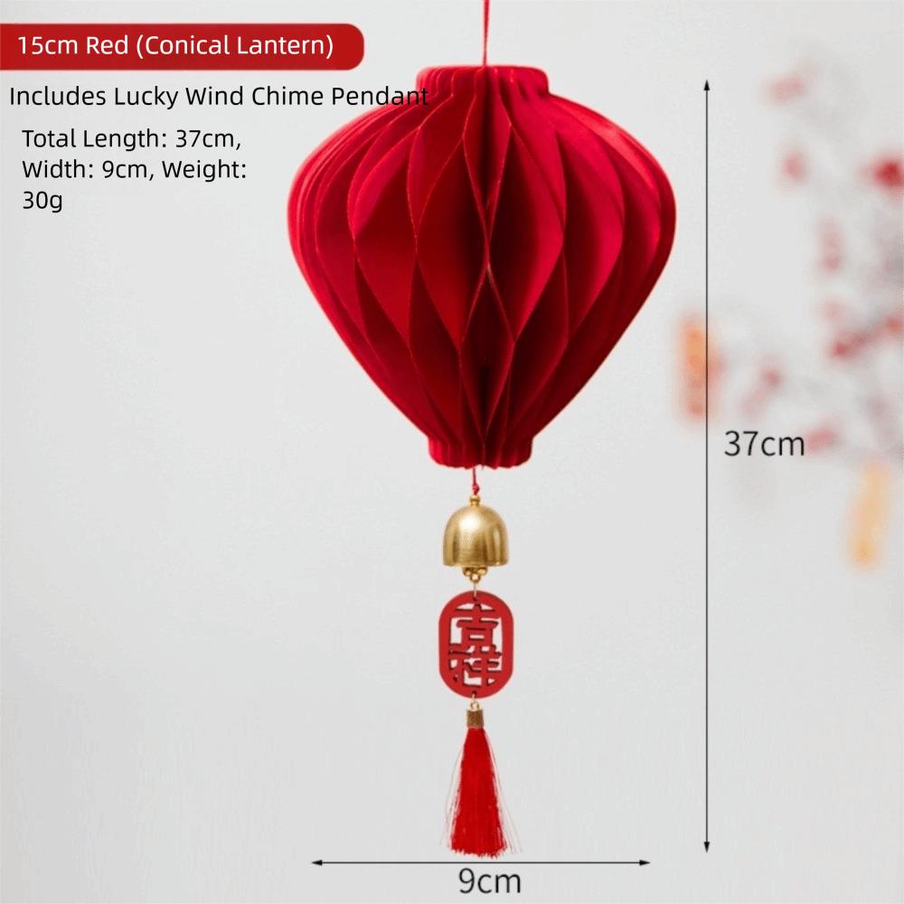 2026 Red Honeycomb New Year Decorations with Tassel Paper Christmas Tree Ornament Hanging Style Hanging Pendant New Year Eve