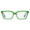 Victoria Beckham Women S Flared Rectangular eyeglaSSeS Vb2653 300 Green 55mm 300