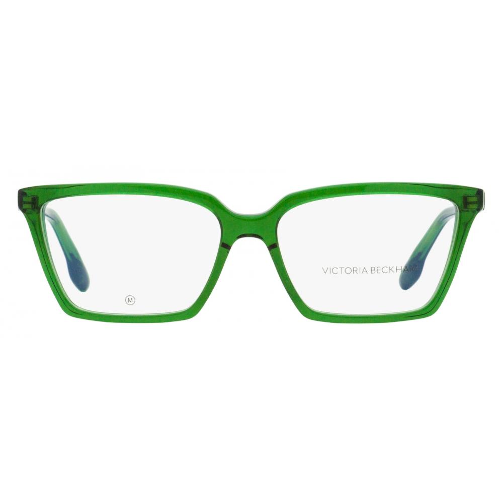 Victoria Beckham Women S Flared Rectangular eyeglaSSeS Vb2653 300 Green 55mm 300
