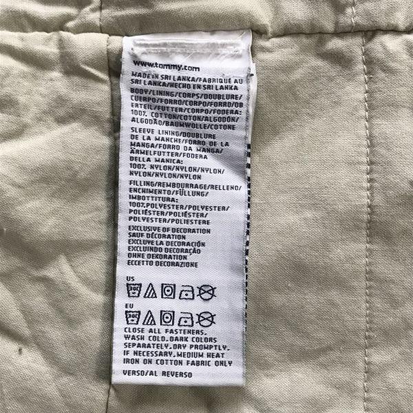 Tommy Hilfiger Hilfiger Denim Abnehmbare Kapuze Gepolsterte Militärjacke Damen M Beige(GEBRAUCHT)