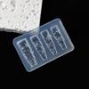 13Pcs 3D Relief Nail Art Molds With Jades Patterns Highly Transparency Silicone For Professional Nail Design And DIY
