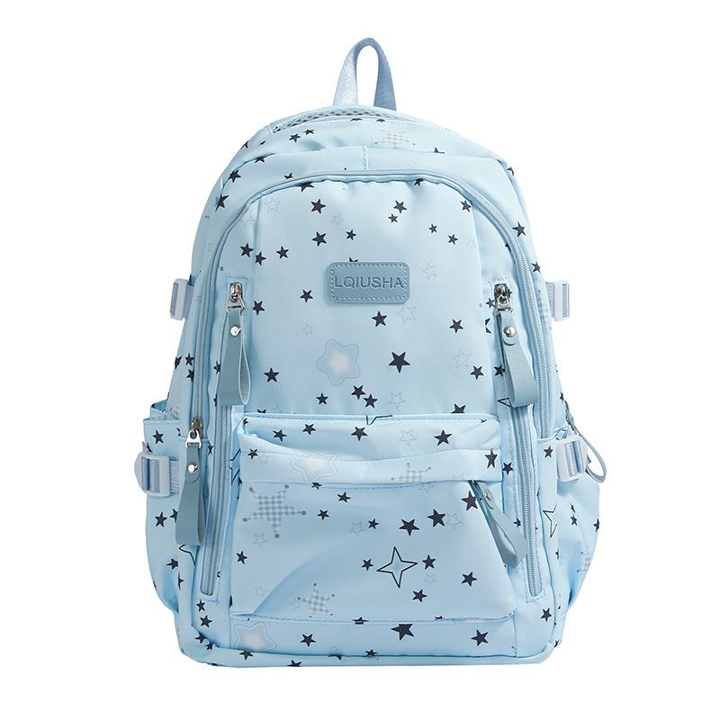 Schoolbag College Light Cute School Bag Junior High School Girl High School Student Backpack College Student Travel Commuter Backpack