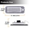 2Pcs Error Free 18smd White LED License Plate Lights Number Lamps For Fiat Ducato Bus Box Lancia Ypsilon Musa Car Accessories
