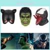 Avengers-Charakter-Cosplay-Masken aus Latex, Halloween-Requisiten für Venom, Hulk und Catwoman