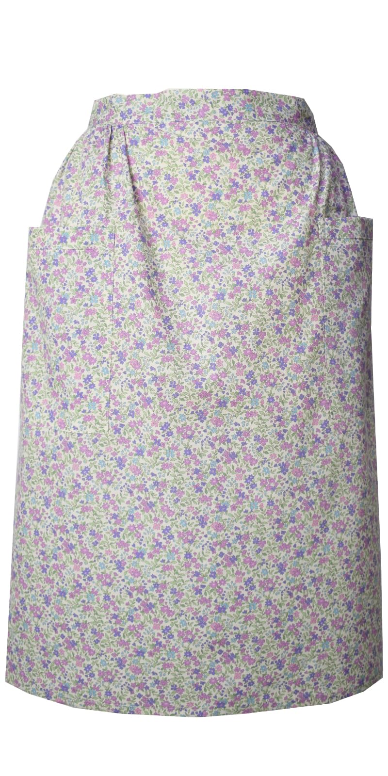 

Salon Made in Small Floral Loose Flower C x Purple [Very Berry] Apron, Apron, Japan, Pattern, Fit,