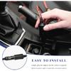 Fused Cigarette Lighter Male Plug, 12V 15A Car Cigarette Lighter Socket Cord with Leads & LED Light, 16AWG Fused Cigar Male Plug Connector DC Battery