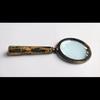 Antique Solid Magnifying Glass With Ceramic Handle Collectible Home Decor