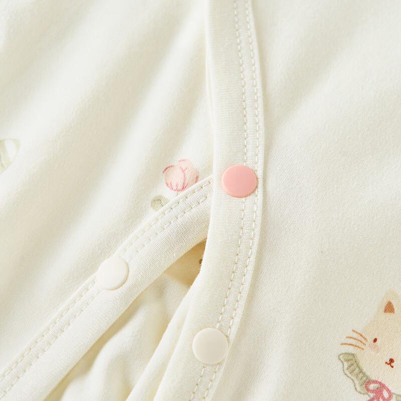 Tongtai Pure Cotton Newborn Spring Autumn Long-Sleeve Romper