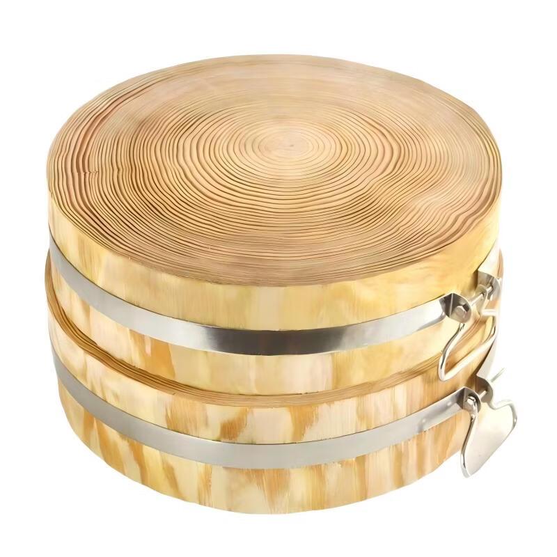 Driangle Pine Wood Round Chopping Board
