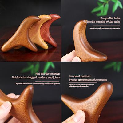 1 Stk. Nacken Fuß Sandelholz Triggerpunkt Massage Gua Sha Werkzeuge Heim Fitnessstudio Professionelles Therapie Massage Werkzeug Für Rücken Bein Hand Gesicht