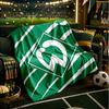 Coperta Emblema Verde di Brema Leggera Coperta Ideale per il Letto Perfetta per Viaggi, Campeggio, Soggiorni, Uffici, Divani, Regalo di Natale per Fan