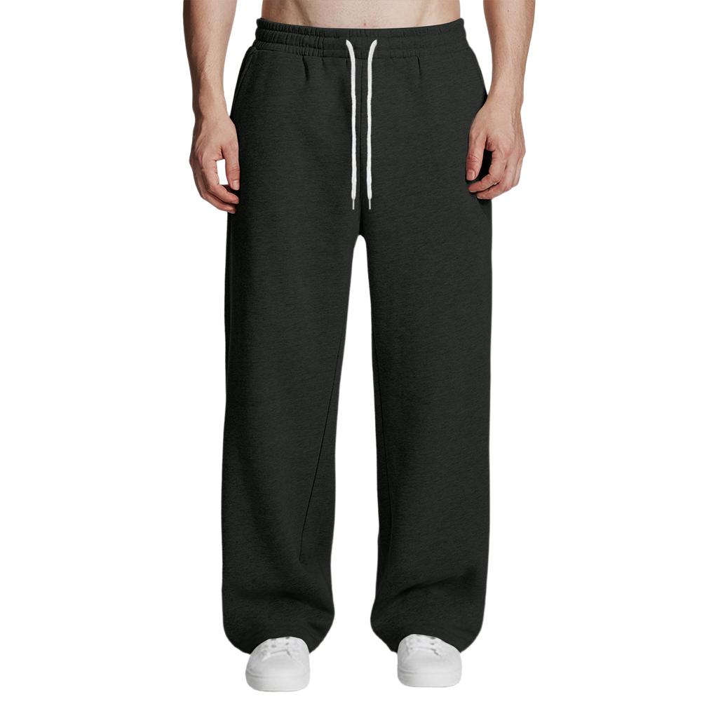 Herren Casual-Sweathose mit entspannter Passform, Stretchbund und Kordelzug