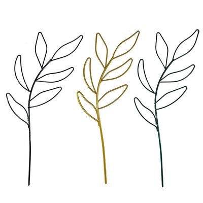 1pcs Leaf Shaped Iron Plant Trellis Plants Growth Supporting Frame for Supporting Vine Climbing Plants Garden Supplies