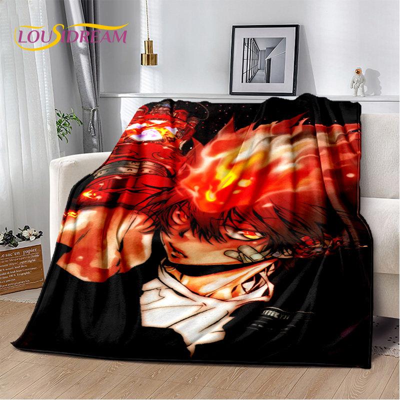 Coperta morbida in peluche, coperta in flanella, coperta da divano per soggiorno, camera da letto, letto, divano, copertura per picnic, per bambini, di Hitman Reborn