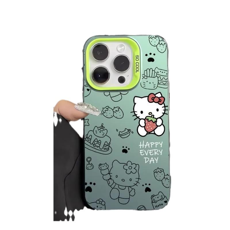 Sanrio Hello Kitty Case for Apple 16 Pro Max, New 14 Plus, Creative 15 Pro Cross-border 12X.
