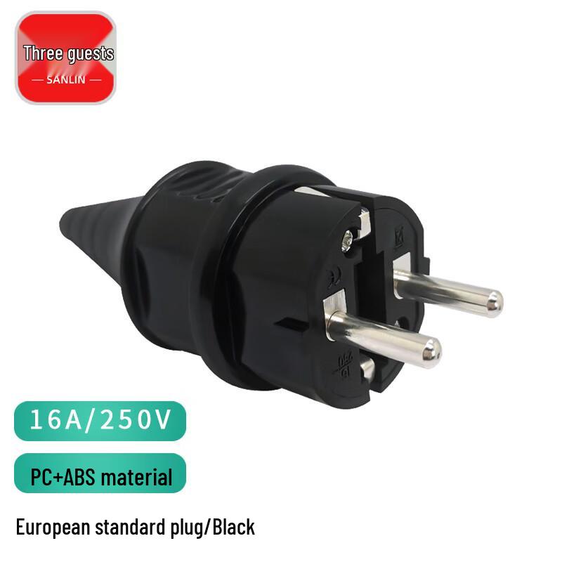 Sanlin 16A 250V European French Standard Power Plug & Connector