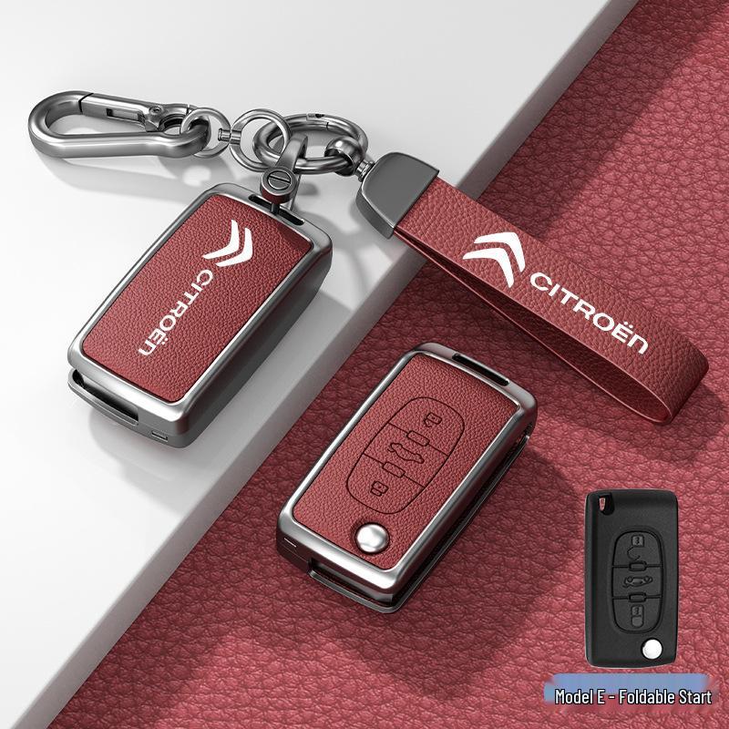 Car Key Cover & Buckle for Citroen C3XR, C4L, Tianyi, C5, C4 Sega, Elysee, C6 Models