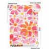 DIY Diamond Art Kit for Beginners Pink Orange Floral Pattern Round Drill Full Drill Rhinestones Embroidery 30x40cm Home Wall Decor Gift Adults