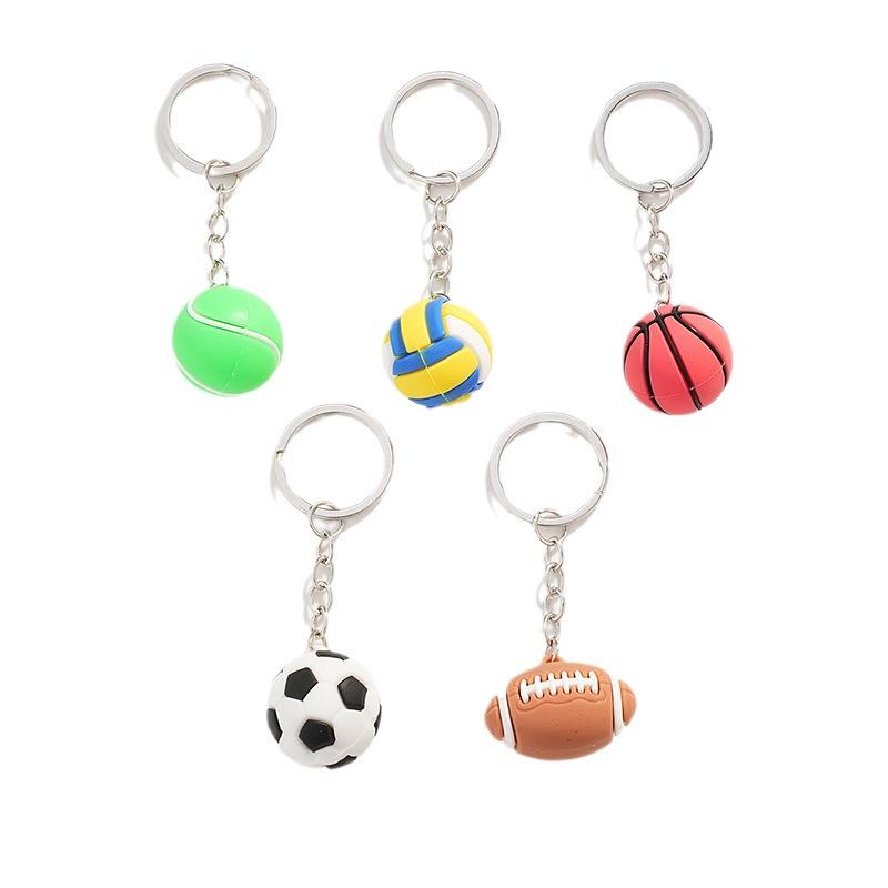 Creative Keychains for Volleyball and Baseball, Commemorative Equipment Business, Gifts for Football, Basketball, Beach Volleyball,