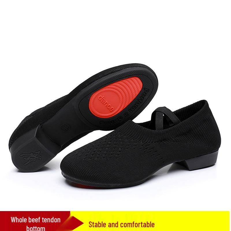 Flyknit Mesh Soft Sole Jazz & Latin Dance Shoes for Women