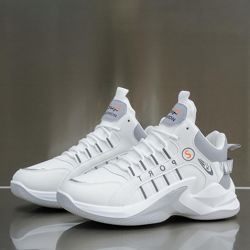 Men's Classic Heightening Casual Sports Shoes Four Seasons New Soft Sole Outdoor Running Shoes Student Sneakers Basketball Shoes