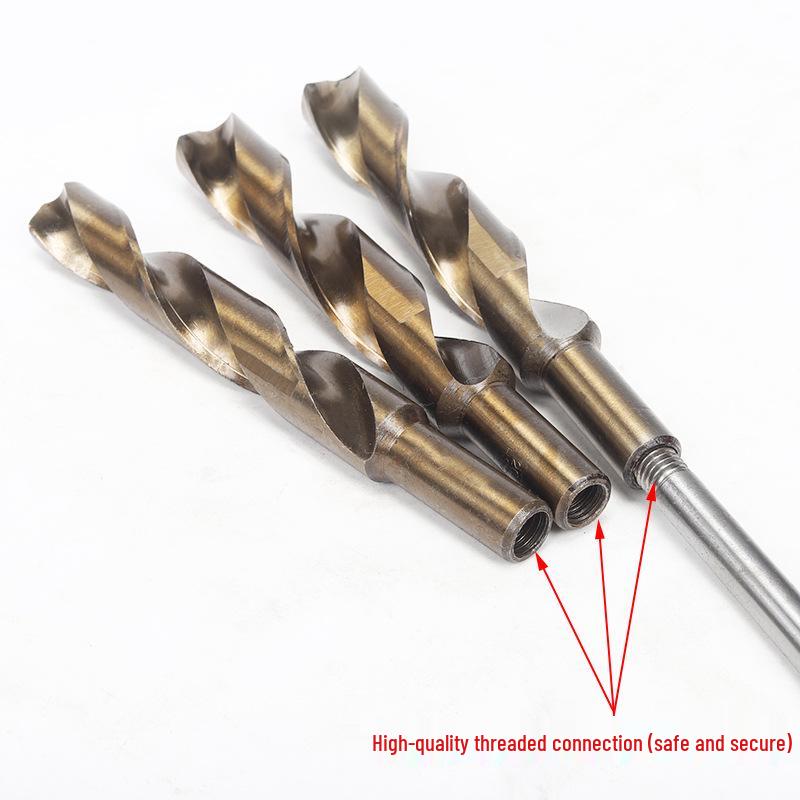 1-Meter Extra Long Twist Drill Bit with Small Shank for Deep Hole Woodworking and Tree Drilling