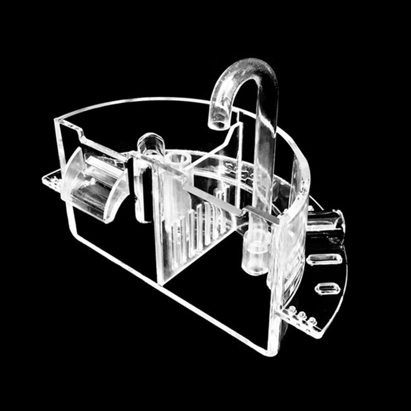 Aquarium External Filter Box Acrylic External Hanging Water Purifier For Round Fish Tank Accessories