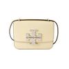 Eleanor Solid Double T Logo Flap Leather Crossbody Shoulder Bag Small Women Bags Yellow 155671-700