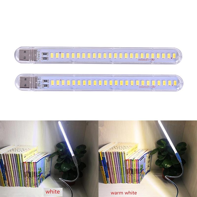 1PCS USB LED BOOK Reading Lamp Night Light 1W 5V Charger Power 3LED 8LED 24LED LED Light Eye Protection Energy Saving