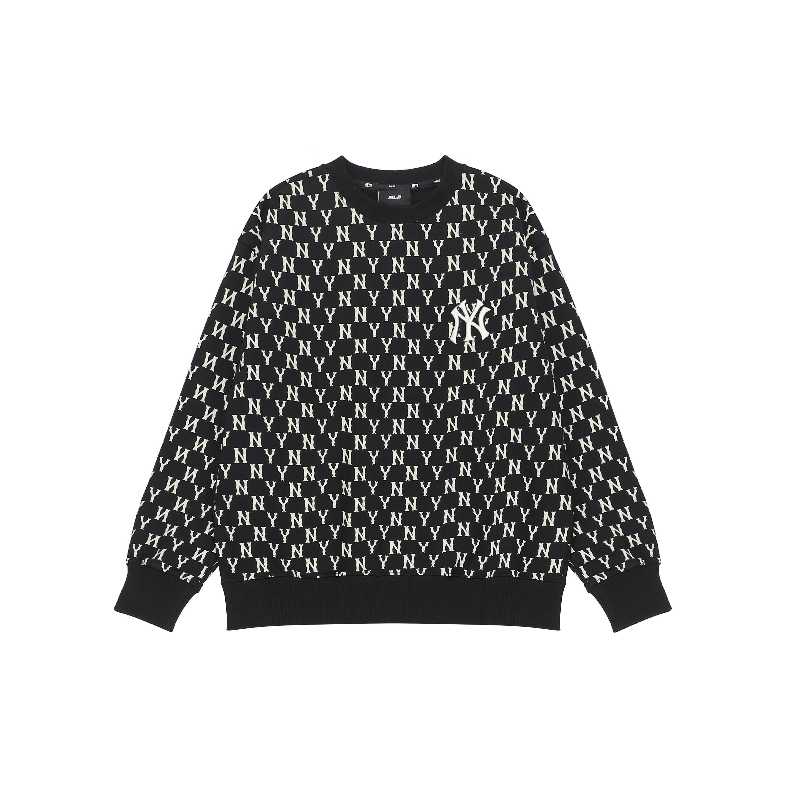 MLB New York Yankees PLAY PIXEL OVERFIT Sweatshirt Unisex Black 3AMTM0224-50BKS XS