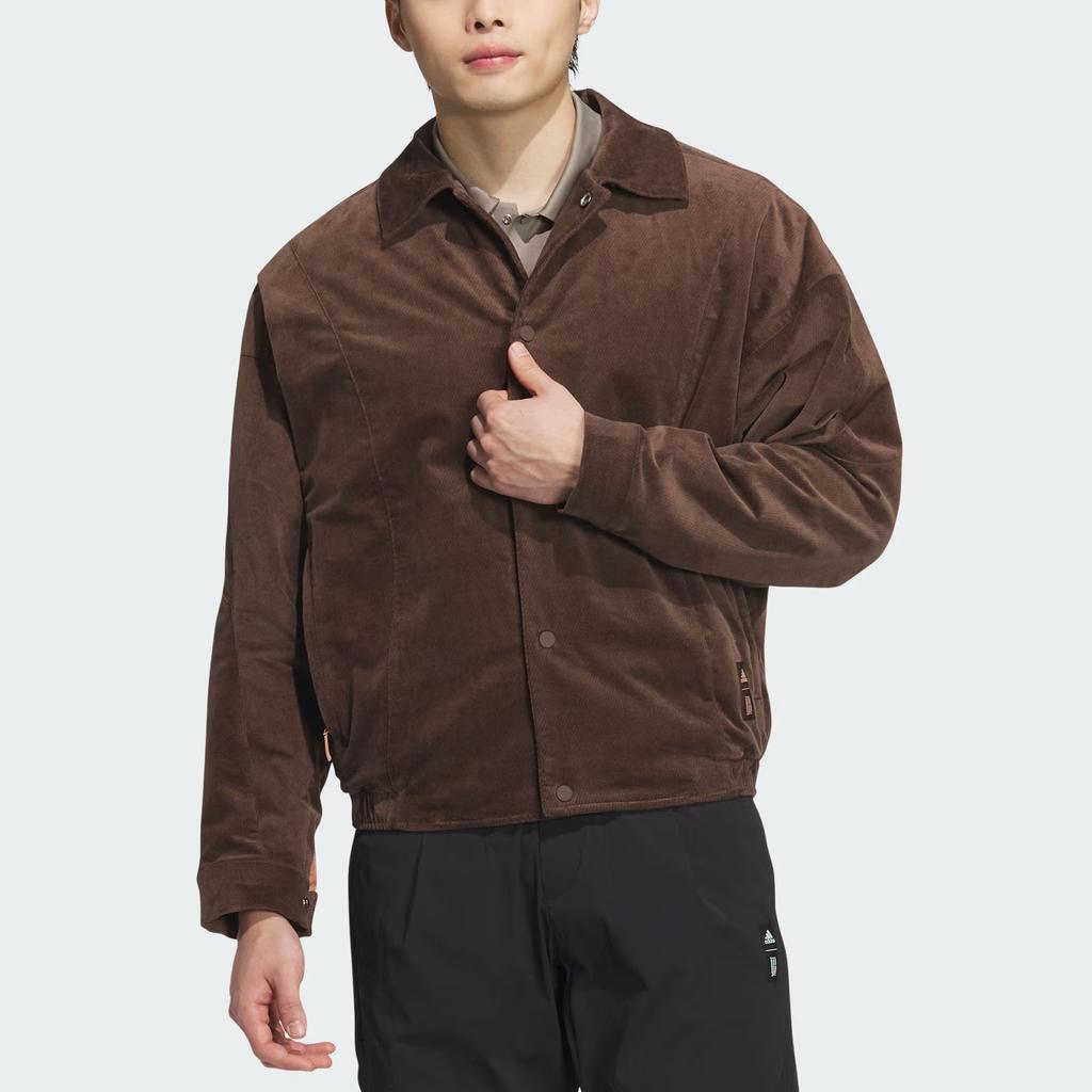 Adidas Wuji Series Cord Jacket Men Jacket Brown JI8721