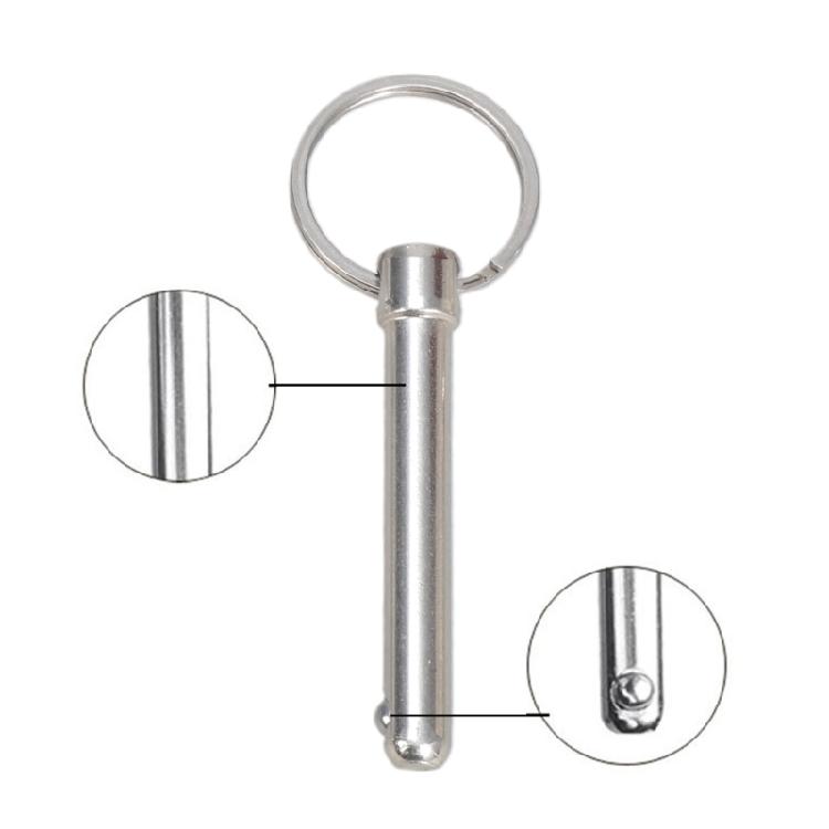 10Pcs/Pack Carbon Steel BallHead Locking Pin 8x60mm for Quick Releases and Reliable Fixation