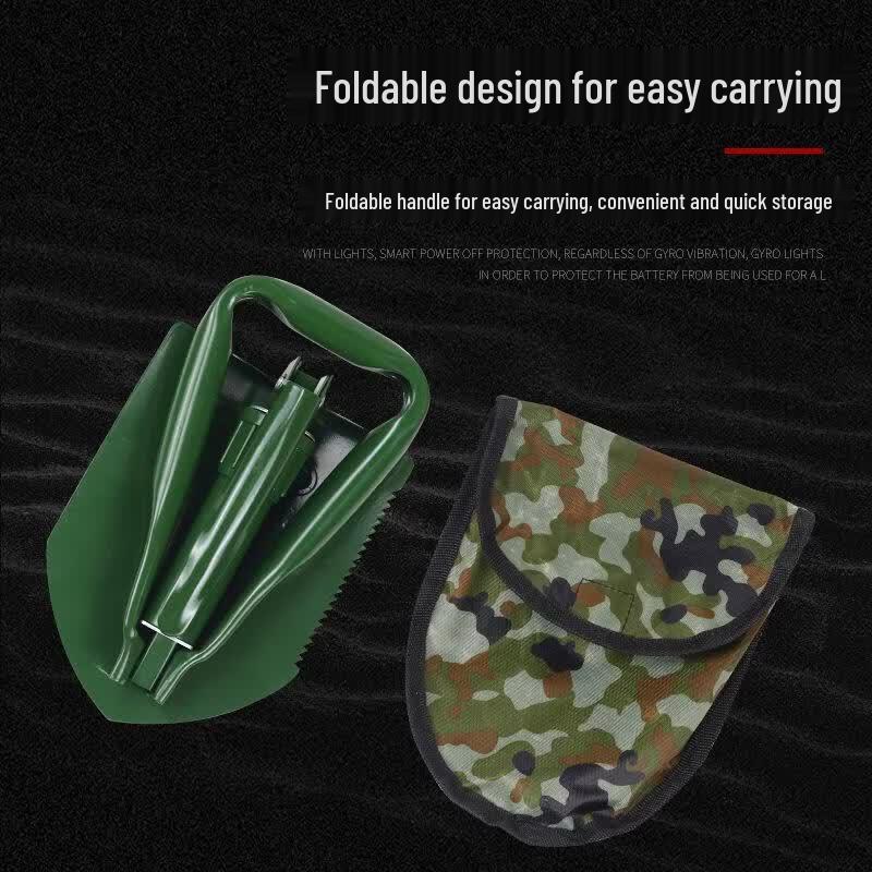 Portable Folding Military Shovel & Hoe