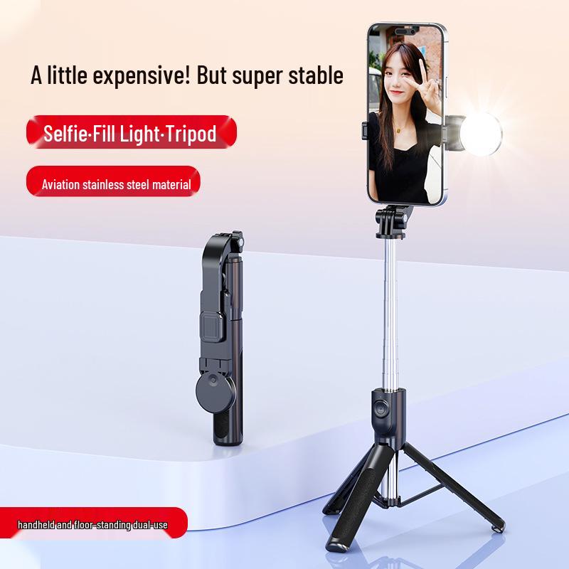 Z8 Bluetooth Selfie Stick with Tripod for Douyin Live Streaming & Photography