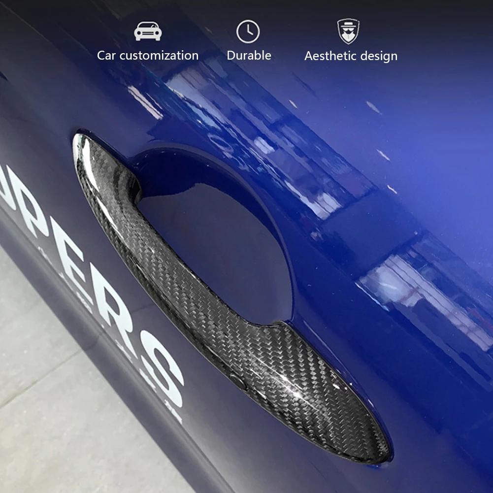 2PCS Car Exterior Door Handle Cover Sticker for MINI Cooper S JCW R50 R52 R53 R55 R56 R57 R58 R59 R61 Car-Styling Accessories