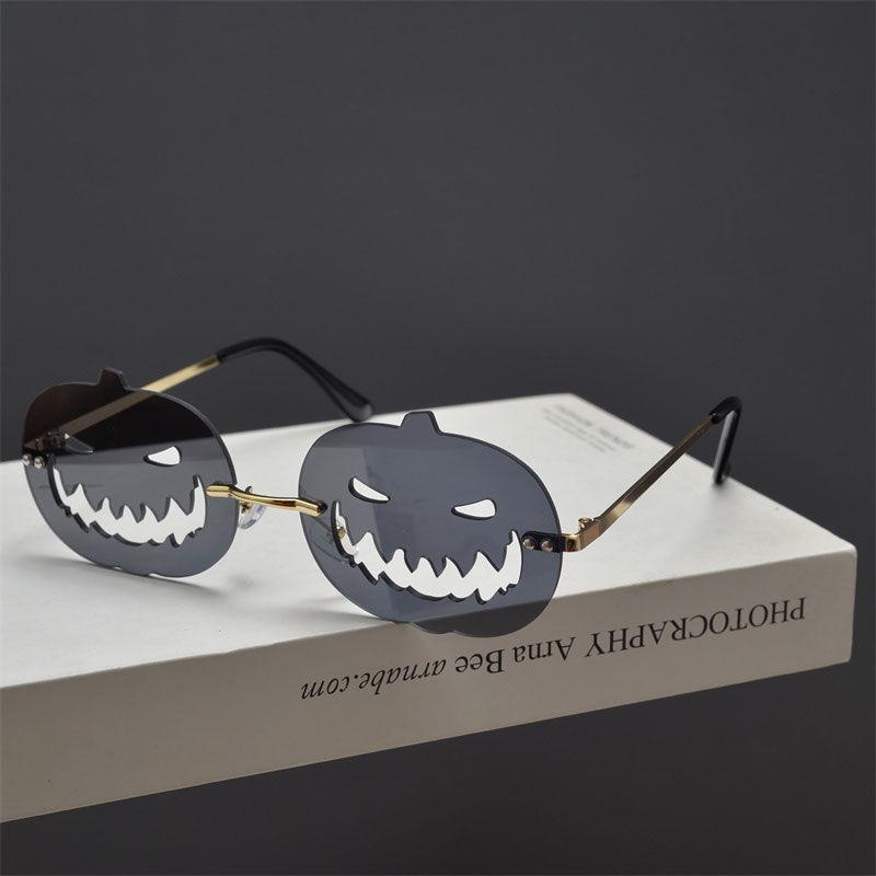 Halloween Pumpkin Glasses: Celebrity Cosplay Funny Sunglasses for Couples