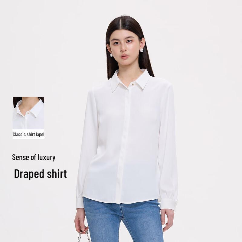 FivePlus Women s Versatile Solid Long-Sleeve Shirt M