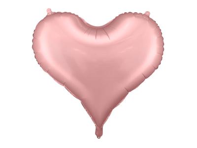 Partydeco Balon Foliowy Serce 75X645 Cm Jasny Rozowy