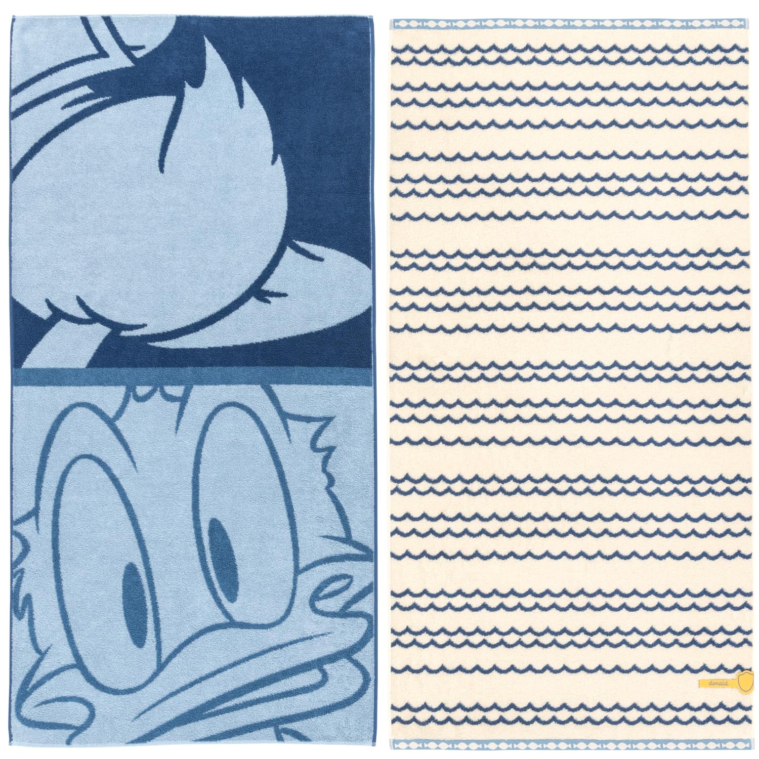 

Towel Laboratory Disney Bath Donald Set of Gift [Disney Character] #modern Towels, Duck, 2, Fluffy, Fast-Absorbent, 100% Cotton, Low-Peeling,
