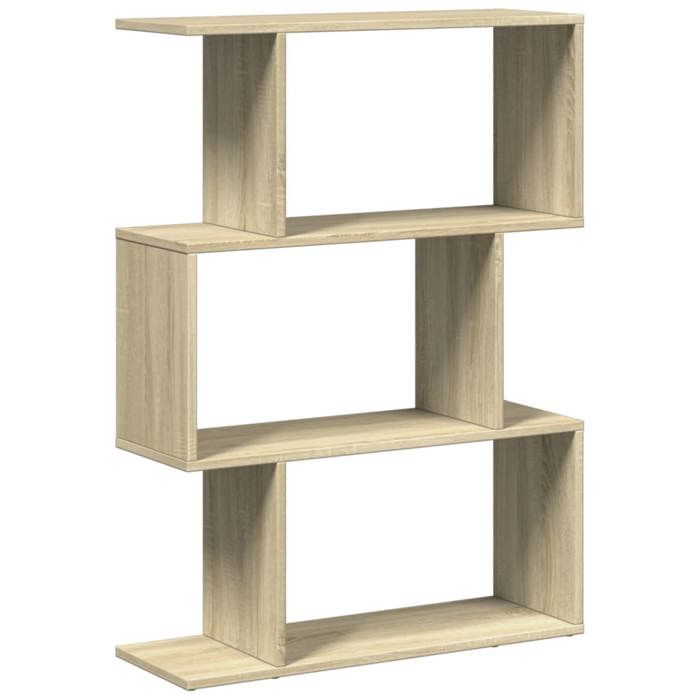 VidaXL Étagère séparatrice de pièce 3 niveaux chêne sonoma 70x24x97 cm, bibliothèque, support à livres, étagère 858113
