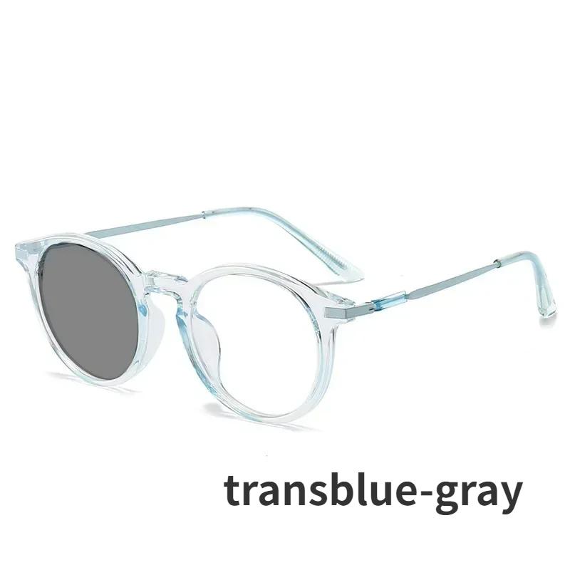 

Разноцветные модные очки для чтения с защитой от синего света, круглый металлический каркас, ретро классические HD очки для дальнозоркости, женские и мужские очки +1.5