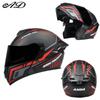Full Face Motorcycle Helmet Men Women ABS Material 3C Certified All Season Riding Safety With Clear Smoke Visor
