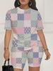 Color Codes: European and American Women's Clothing, Painting Print T-shirts, Shorts, Sets, Sportswear