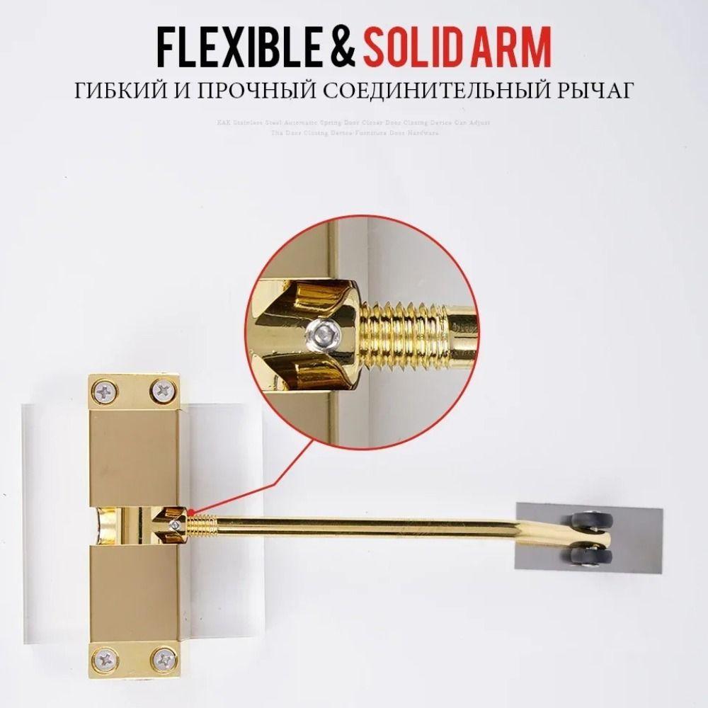 Wear Resist Automatic Door Closer Safety Spring Door Closer Door Closing Hinge  Furniture