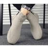 Large Size Men's Boots with Side Zipper and High Top for Outdoor Casual Wear, Hand Sewn Leather Boots